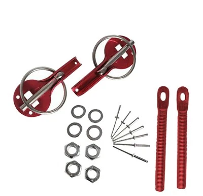 Universal Schnellverschluss Motorhaube Pinnen / Motor Haube Schloss, Folie - Bild 1 von 2