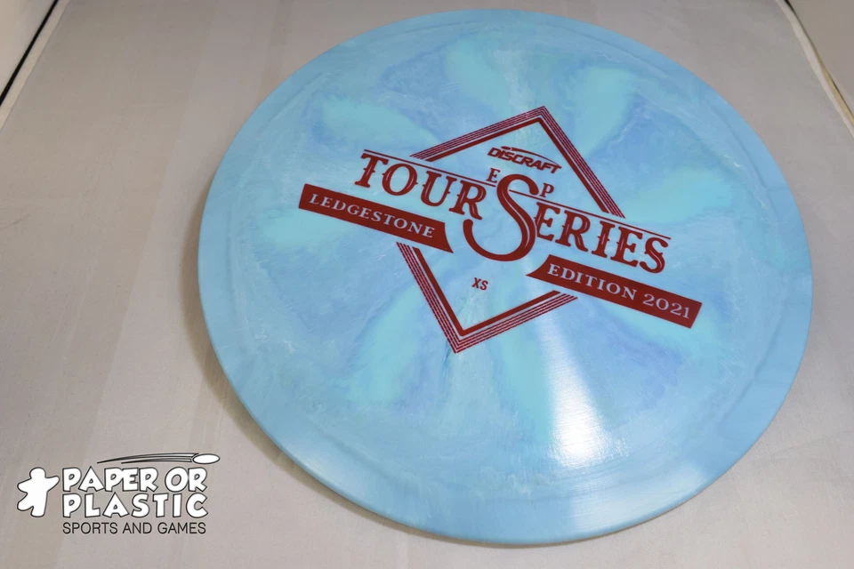 Discraft Ledgestone 2021 TOUR ESP XS Disc Golf 174 Driver Blurple NEW Matte Red - Image 1 of 1