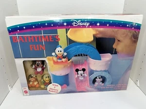 De colección Disney Bathtime's Fun con 3 bebés Disney Mattel Mickey Goofy Donald Nuevo - Imagen 1 de 8