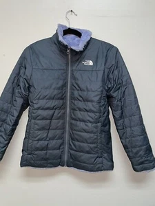 The North Face grau lila Sherpa Wendejacke, Large #ML3 - Bild 1 von 8