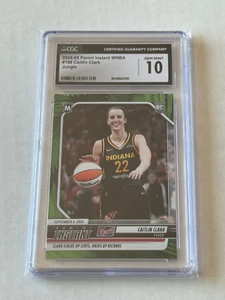 2024 Panini Instant 198 Caitlin Clark WNBA Indiana Fever RC Jungle # /25 CGC 10 - Picture 1 of 4