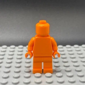 Lego New Monochrome Solid Orange - Minifigure Plain Orange Color Leg Arm- Statue - Picture 1 of 3