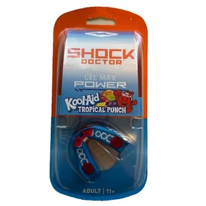 Shock Doctor, Protector Bucal Gel Max Power Sabor Kool-Aid, Fútbol, Adulto 11+ - Imagen 1 de 5