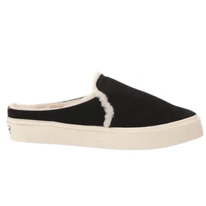Staheekum Mules Women Size 8 Genuine Suede Plush Lining Cozy Camp Shoes Black - Picture 1 of 5