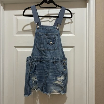 American Eagle "90's Boyfriend Shortall" Talla Pequeña Envejecido Playa Verano Foto 1 de 4