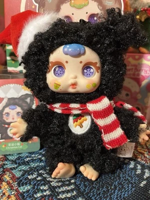 Mm Sugar Baby Christmas Series Confirmed Black Cat Plush Pendant No Box - Image 1 of 4