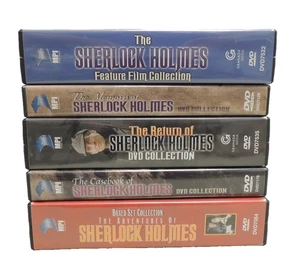 Sherlock Holmes: Jeremy Brett The Complete Collection + Movies (DVD) Granada TV - Picture 1 of 21