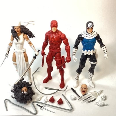 Hasbro Marvel Legends Series - Daredevil, Elektra y Marvel’s Bullseye  Foto 1 de 4