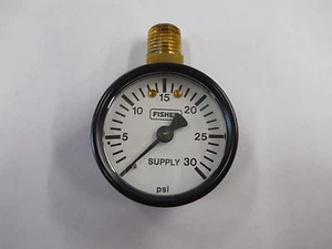 *Lot Of 2* FISHER GAUGE 0-30PSI 12A5456X012 - Picture 1 of 3