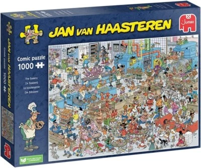 Jan van Haasteren - The Bakery 1000 Piece Jigsaw Puzzle - Image 1 of 4