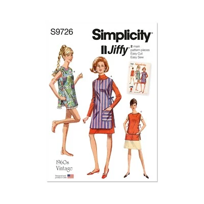 UNCUT Simplicity 2980 sewing pattern patchwork apron aprons pot holders S M L - Image 1 of 3