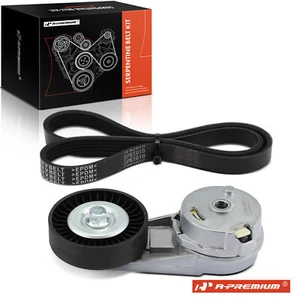 2x Serpentine Belt Drive Component Kit for Chevy Cavalier Cobalt HHR Pontiac G5 - Picture 1 of 9