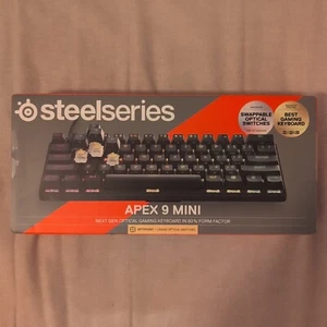 SteelSeries Apex 9 Mini HotSwap Mini Tastiera Ottica 60% Compatta - NUOVISSIMA - Foto 1 di 9