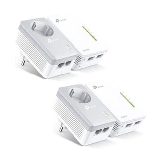 TP-Link TL-WPA4226KIT AV600 Powerline Netzwerkadapter Steckdose Wifi 4ER Set - Bild 1 von 8