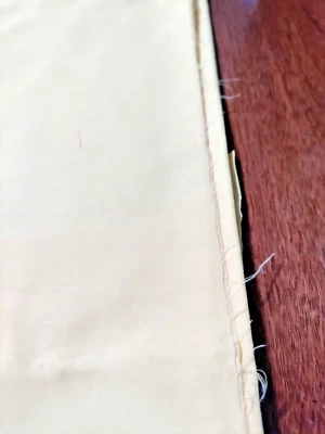 FABRIC REMNANT LIGHT WEIGHT BRIGHT LEMON YELLOW COTTON 28+" X 44" - Image 1 of 3