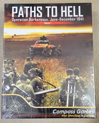 PATHS TO HELL: Operation Barbarossa June-December 1941 (Compass Games, OOP NEW) - Image 1 of 2