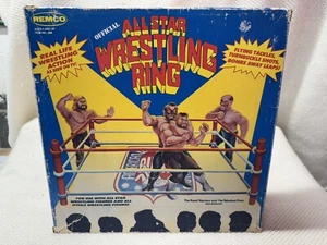 Remco AWA Official All Star Wrestling Ring Playset 1985 Vintage CIB *READ* - Picture 1 of 15