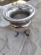 N.S. CO. Silver Plate 5" Footed Urn Bowl Vase dc7
