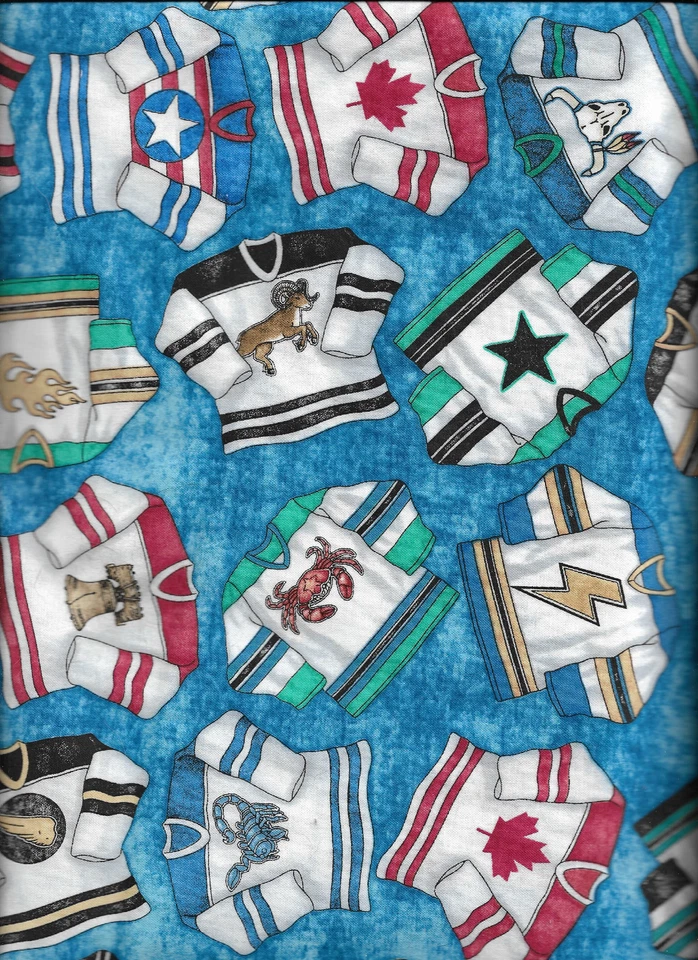 Tela estampada novedad 45" 100% algodón "face off" de Quilting Treasures Foto 1 de 1