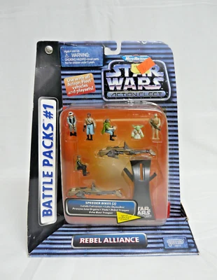 Star Wars Micro Machines 1996 Action Fleet Battle Pack #1 Rebel Alliance NUEVO Foto 1 de 2