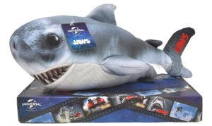 OFFICIAL BRAND NEW 12" JAWS BOXED SHARK SOFT TOY GREY SHARK PLUSH - Picture 1 of 2