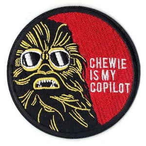 Chewie Is My Copilot Han Solo A Star Wars Story Disney Embroidered Iron on Patch - Picture 1 of 1