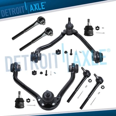 New 8pc Front Upper Control Arm Ball Joint Suspension Kit for Chevrolet GMC 2WD - Image 1 of 4