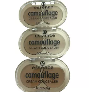 Cosnova Essence Camouflage Cream Concealer #10 Natural Beige Lot of 3 - Picture 1 of 5