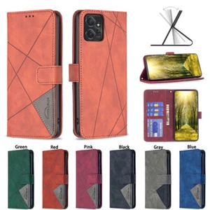 For Motorola Moto "All"Series Magnetic Leather Flip Stand Card Wallet Case Cover - Picture 1 of 23