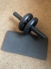 H And S Ab Abdominal Exercise Roller With Extra Thick Knee Pad Mat