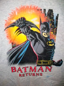 Batman Returns Vintage 1991 T-Shirt Größe L - Bild 1 von 3