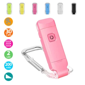 Lampka do czytania LED 270° Obrotowe światło na książki USB Akumulator Klips Lampa biurkowa - Zdjęcie 1 z 13