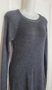 LULULEMON Women's Cabin Yogi Knit Cashmere Blend SWEATER, Size 8 Heathered Blue - Picture 1 of 10