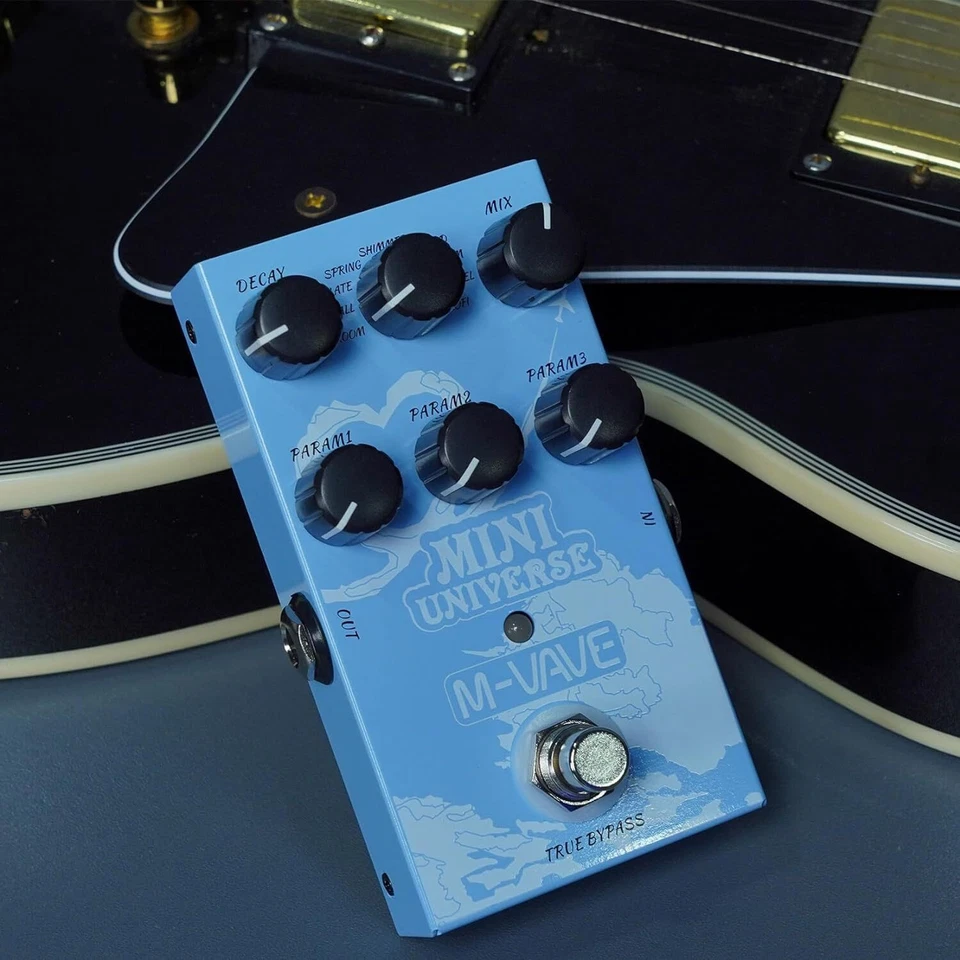 Pedal de Guitarra M-VAVE pd38 Reverb Sonido Único 9 Efectos Universo Pedales Digital Foto 1 de 4