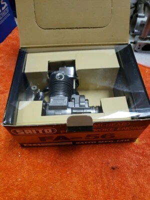SAITO Engine - SAITO FA-56 Hemi-Head -  4C motor - New - Image 1 of 4