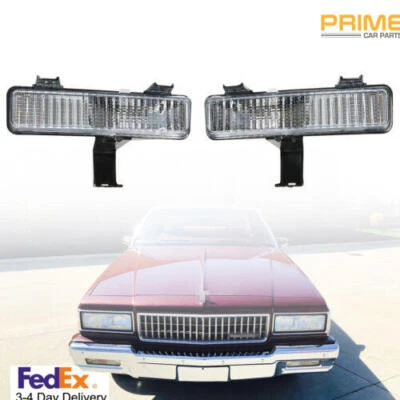 New Left & Right Turn Signal Light Plastic Lens Fit 1980-1990 Chevrolet Caprice Foto 1 de 4