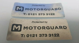 2 pegatinas para ventana de alarma de automóvil Clifford/víbora/protector de motor - Imagen 1 de 2
