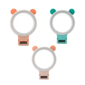 Selfie Ring Light Cell Phone Clip-on Fill Light LED Makeup Lamp Circle LED - Picture 1 of 9