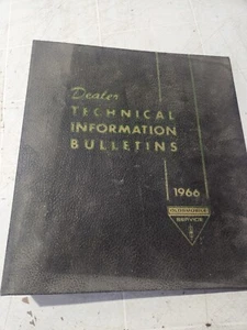 Oldsmobile 1966 boletines técnicos y carpeta manual del gremio de servicio - Imagen 1 de 4