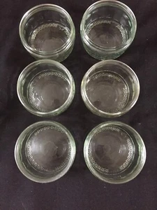 6 GU Glass Ramekins Dessert Pots Tea Lights Craft Wedding Dishes Jars - Picture 1 of 6