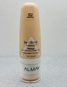 Almay Best Blend Forever Makeup SPF 40-100 Porcelain - Picture 1 of 8