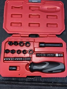Rarissimo set cacciavite Sears Craftsman Universal Max Access 3543 32 pezzi - Foto 1 di 10