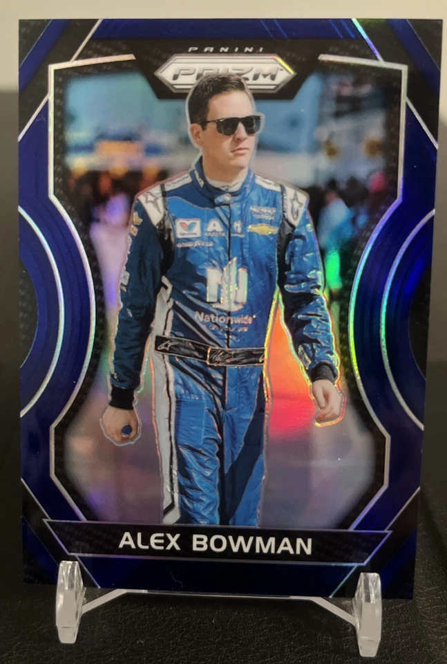 2018 Panini Prizm - Alex Bowman #21 Blue Prizm /99 - Image 1 of 2