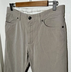 ERMENEGILDO ZEGNA Flat Front Cotton 5-Pockets Casual Pants Men’s Sz 33x30 - EXC! - Picture 1 of 10