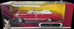 Road Signature Red 1966 Mercury Cyclone GT Convertible 1:18 Scale White Interior - Picture 1 of 14