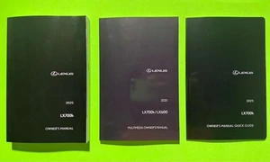 2025 Lexus LX 700h Factory Owners Manual Set w/ NAV *OEM* - Picture 1 of 9