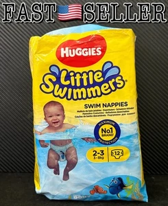 Huggies Little Swimmers 2-3 (3-8 kg) Einweg Schwimmwindeln (12 Stück) - Bild 1 von 5