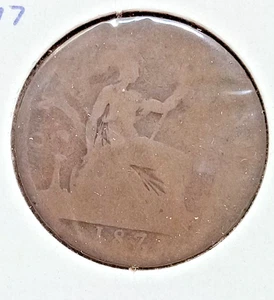 Großbritannien 1877 Penny Umlaufzustand - Bild 1 von 2
