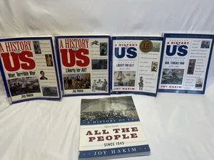 A History Of US: Joy Hakim Lot Of 5 Books - Picture 1 of 6