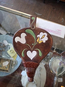 Vtg Brayton Laguna Calif. Pottery 'Dutch' Bellows Wall Pocket - Picture 1 of 6